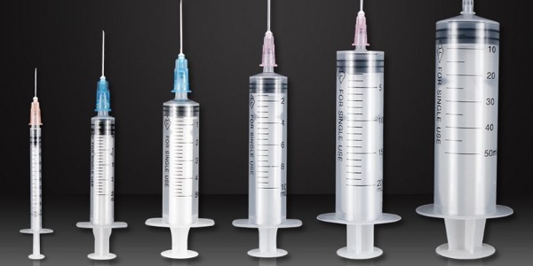 每個規格注射器對應針頭的型號是多少