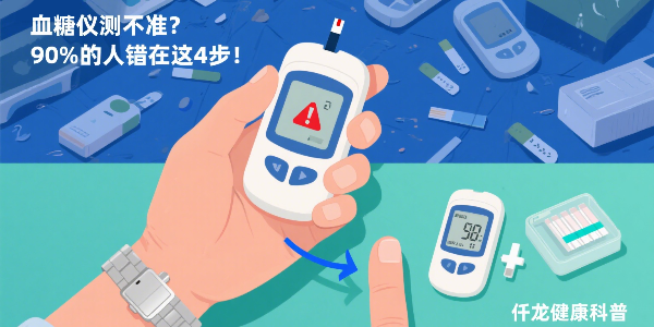 血糖儀測(cè)不準(zhǔn)？90%的人錯(cuò)在這4步！